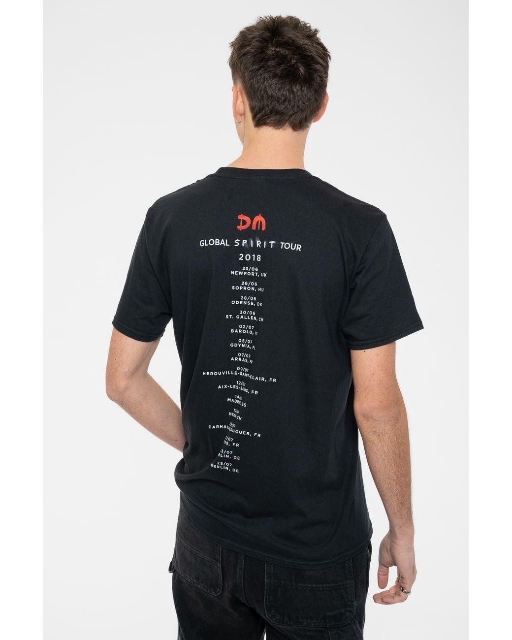 Depeche Mode Black Band Photo Global Spirit Tour T-Shirt