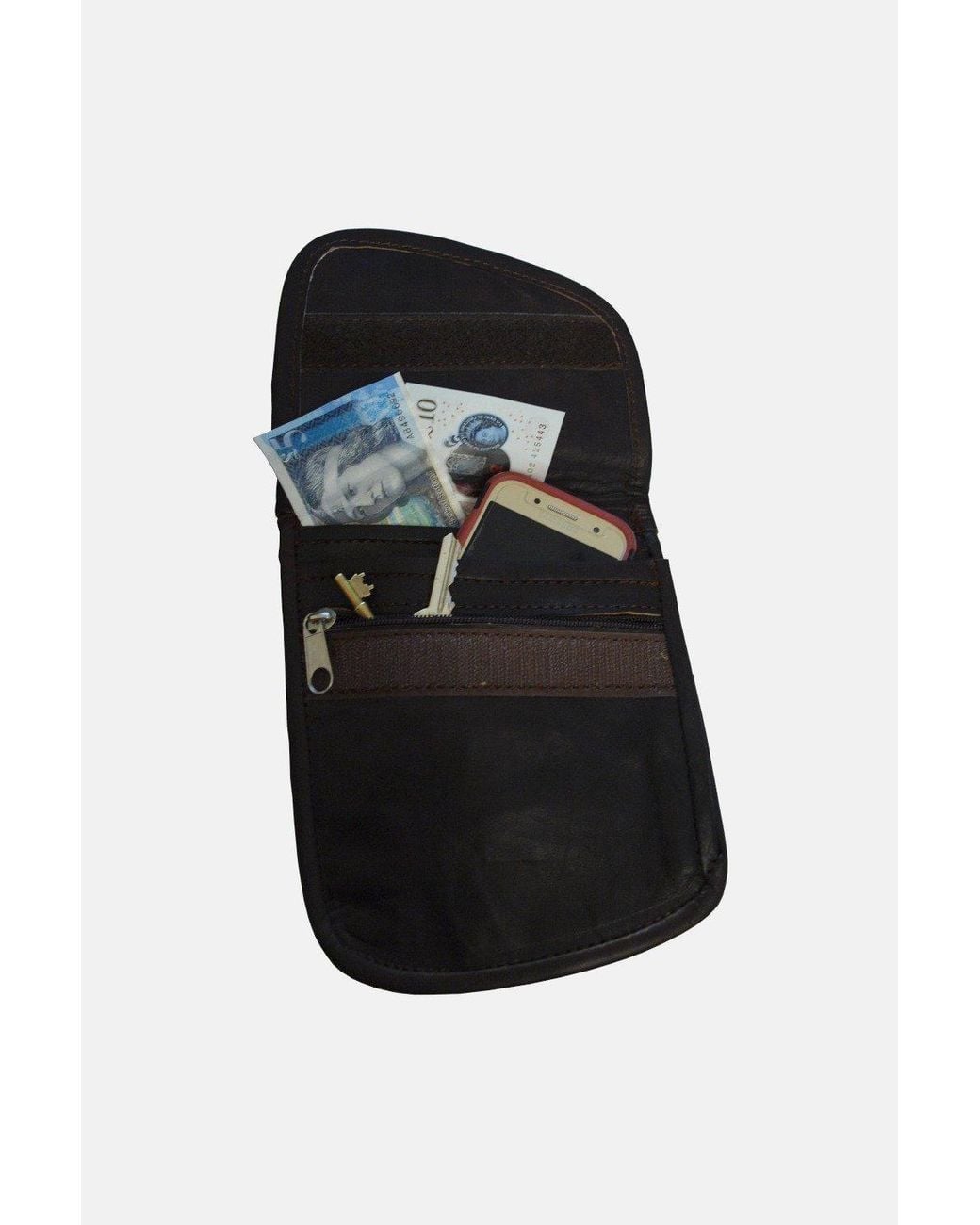 Berber Leather Black 'The Kenitra' Leather Travel Pouch