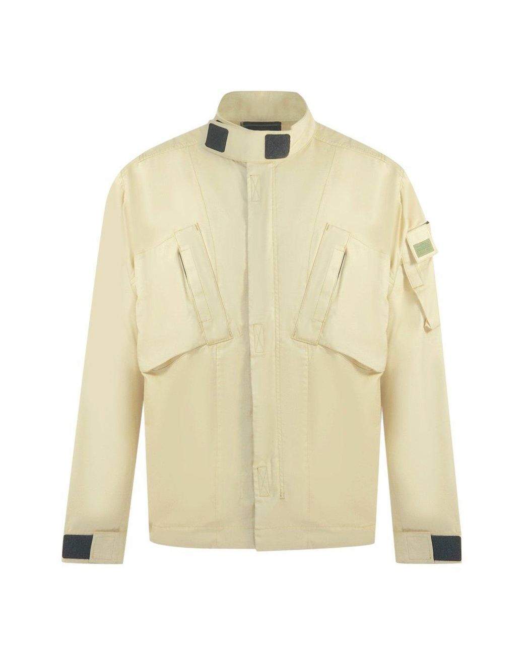 G Star RAW Sporty Slanted Pocket Khaki Jacket in Natural for Men