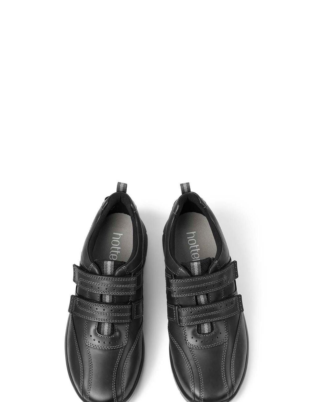 Hotter Black 'Energise' Casual Shoe for men
