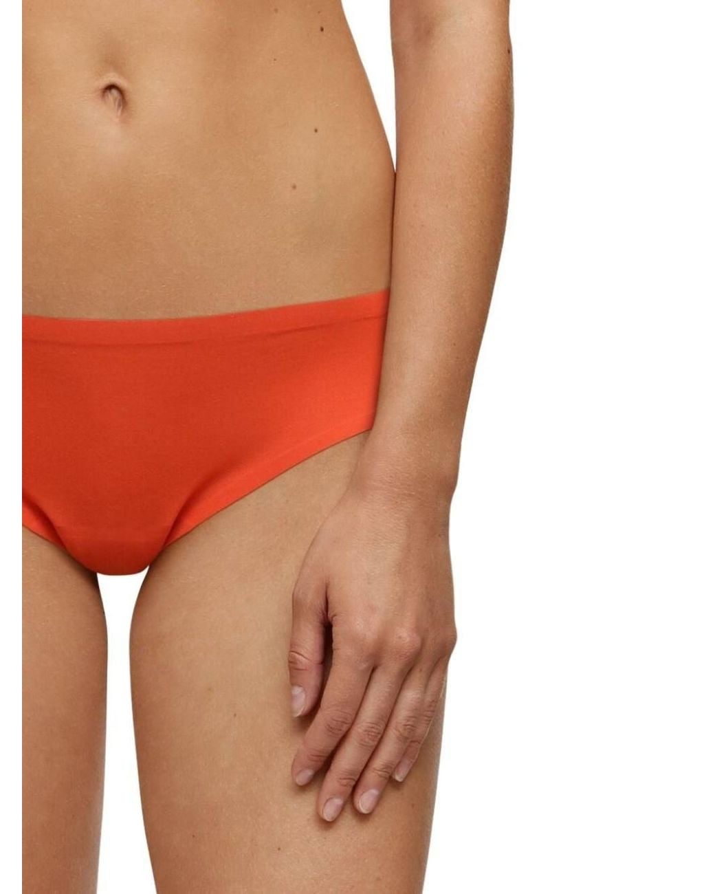 Chantelle Orange Softstretch Brazilian Brief