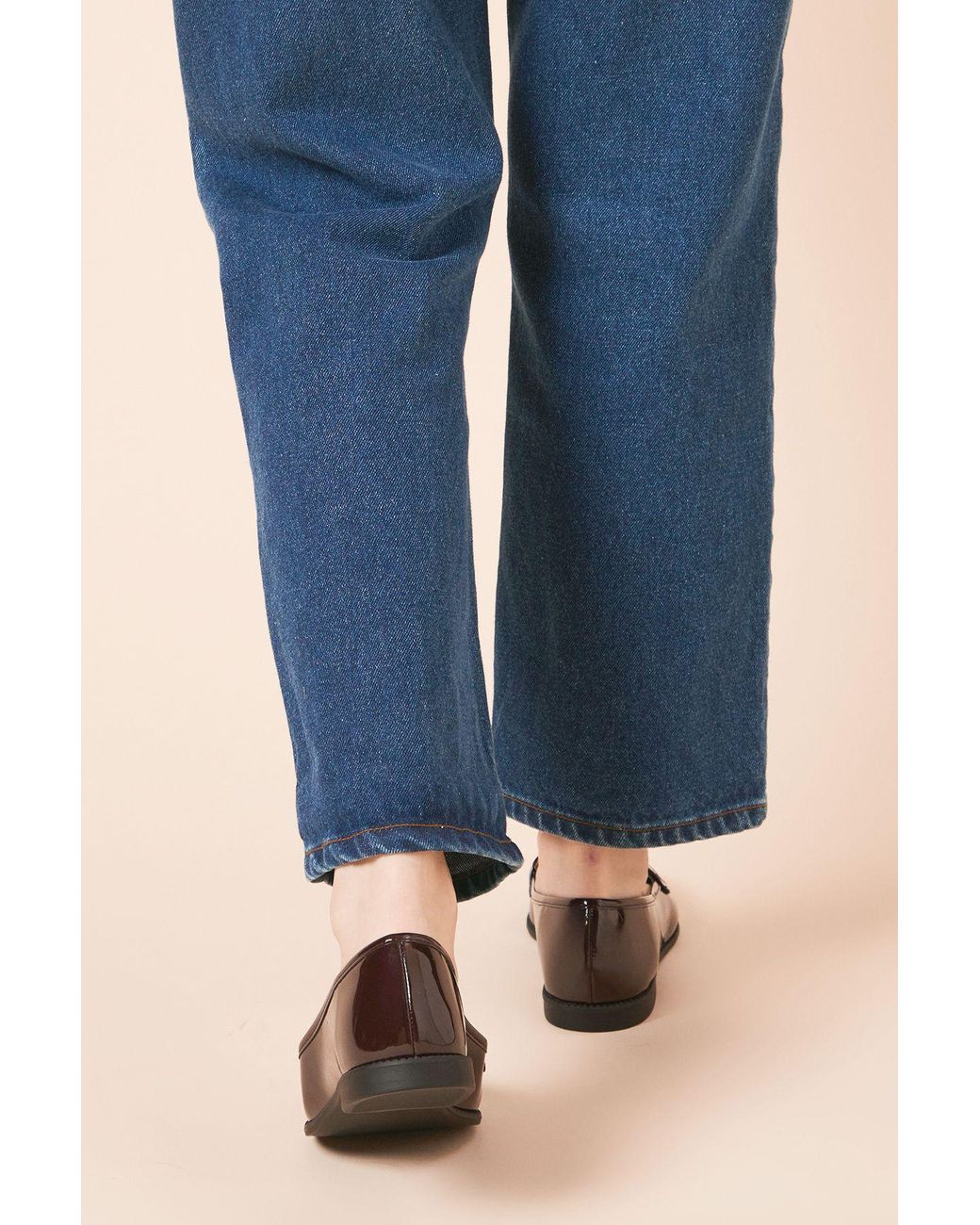 Dorothy Perkins Blue Lara Penny Loafers