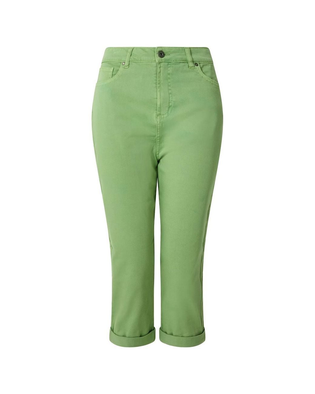 Joe Browns Blue Stretchy Capri Pants