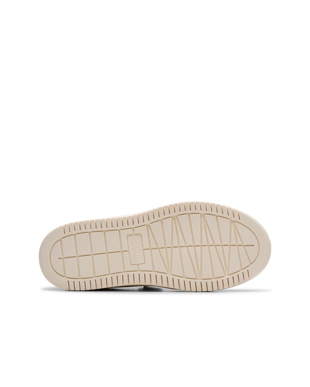 Clarks White Barley Step Kid Metallic Trainers, Riptape