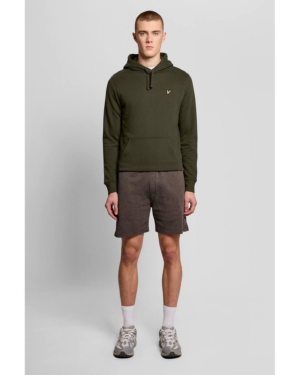 Lyle & Scott Green Pullover Hoodie for men