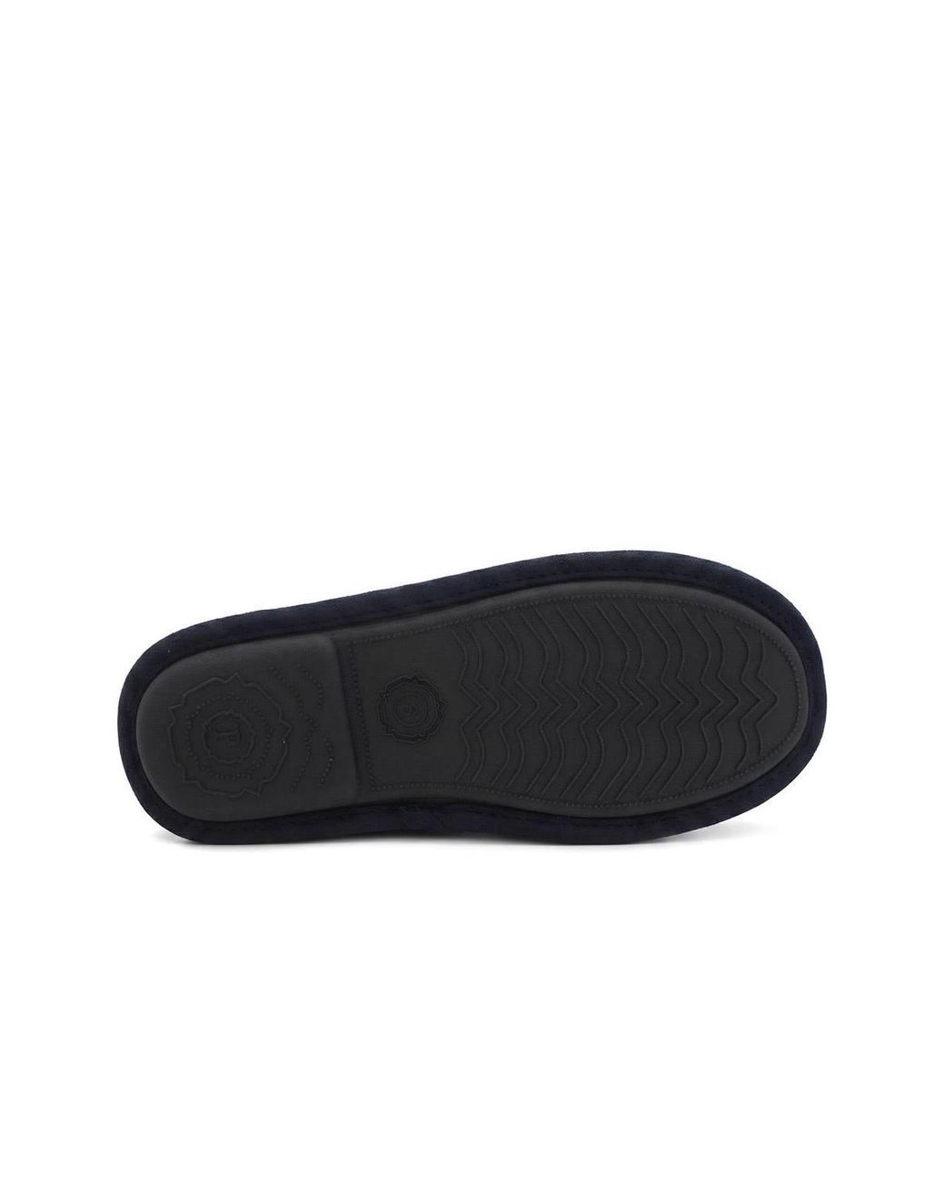 Pavers Blue Wide Fit Luxury Mule Slippers for men