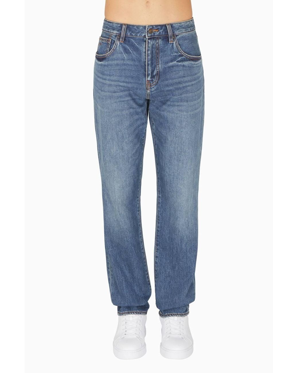 ARMANI EXCHANGE Blue Denim Comfort Slim Fit Light for men