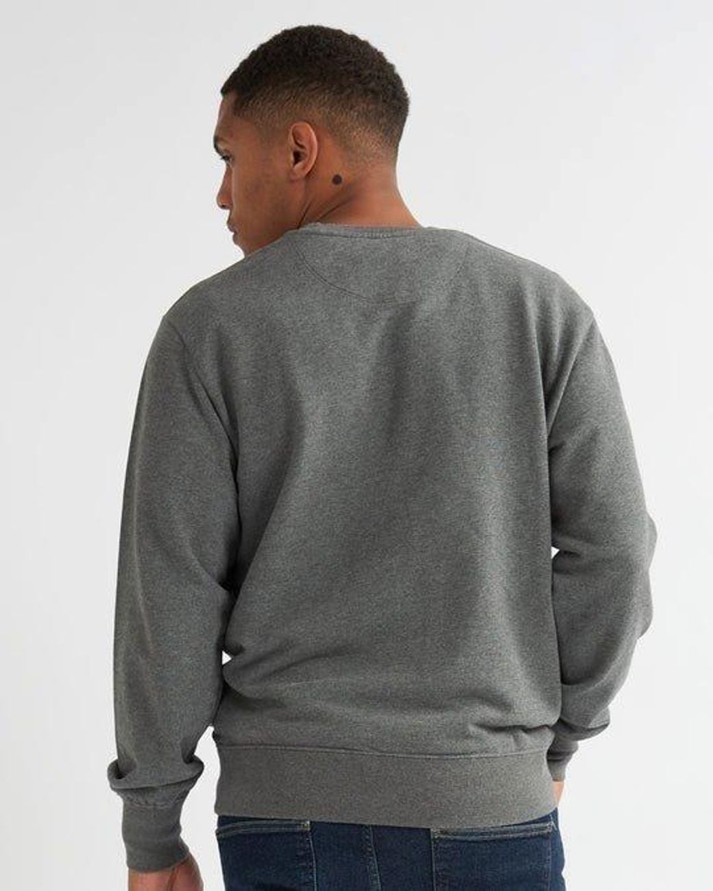 Alse Studio Gray Cotton Pullover Premium Quality Sweatshirt Long Sleeve