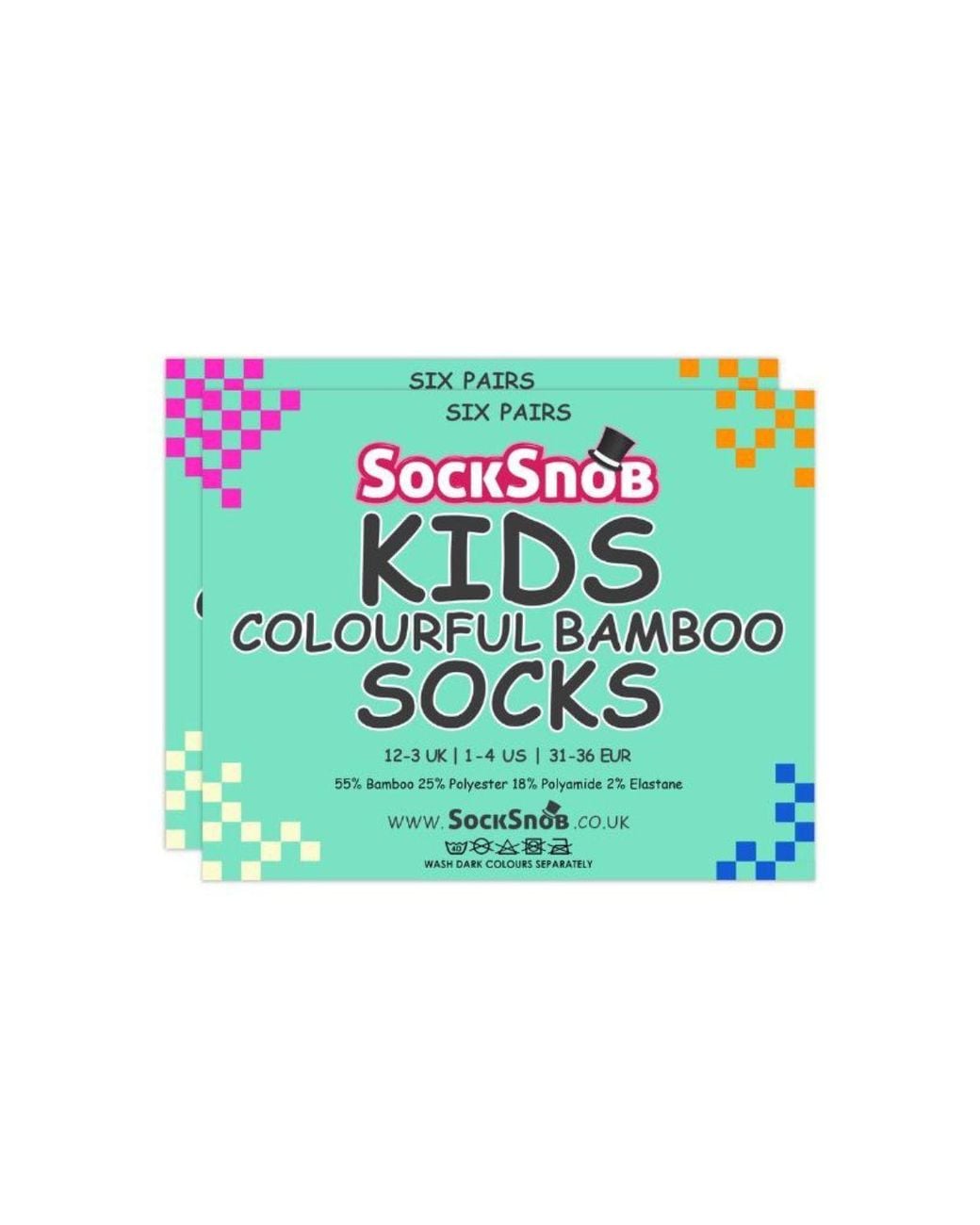 Sock Snob White 6 Pack & Super Soft Breathable Bamboo Socks for men
