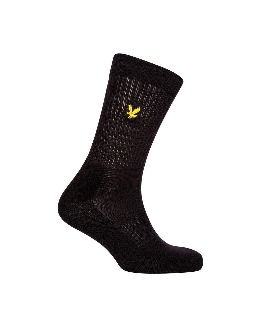 Lyle & Scott Black Hamilton 3 Pack Socks Mixed for men