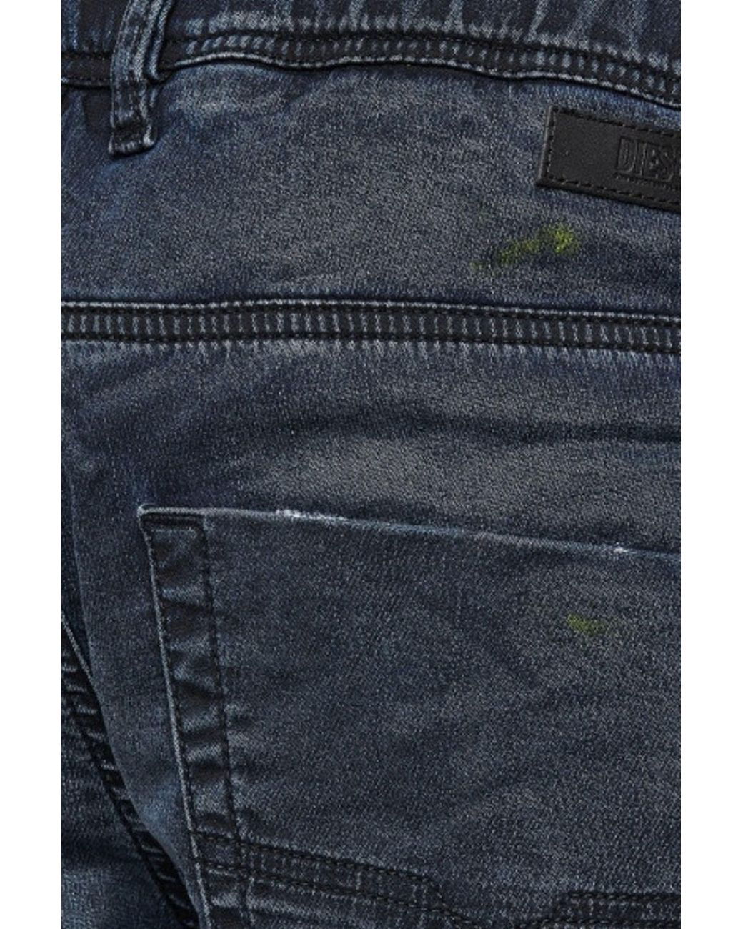 DIESEL Blue Krooley-Ne Zip Fly Jeans for men