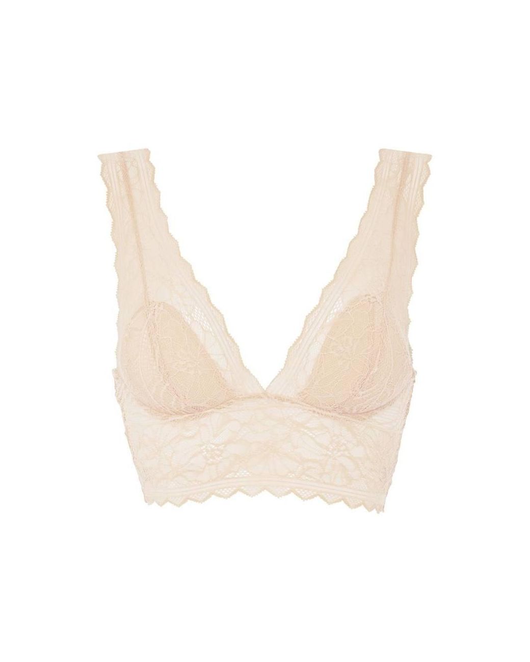 Chantelle Brown Easy Feel Floral Touch Wirefree Triangle Bralette