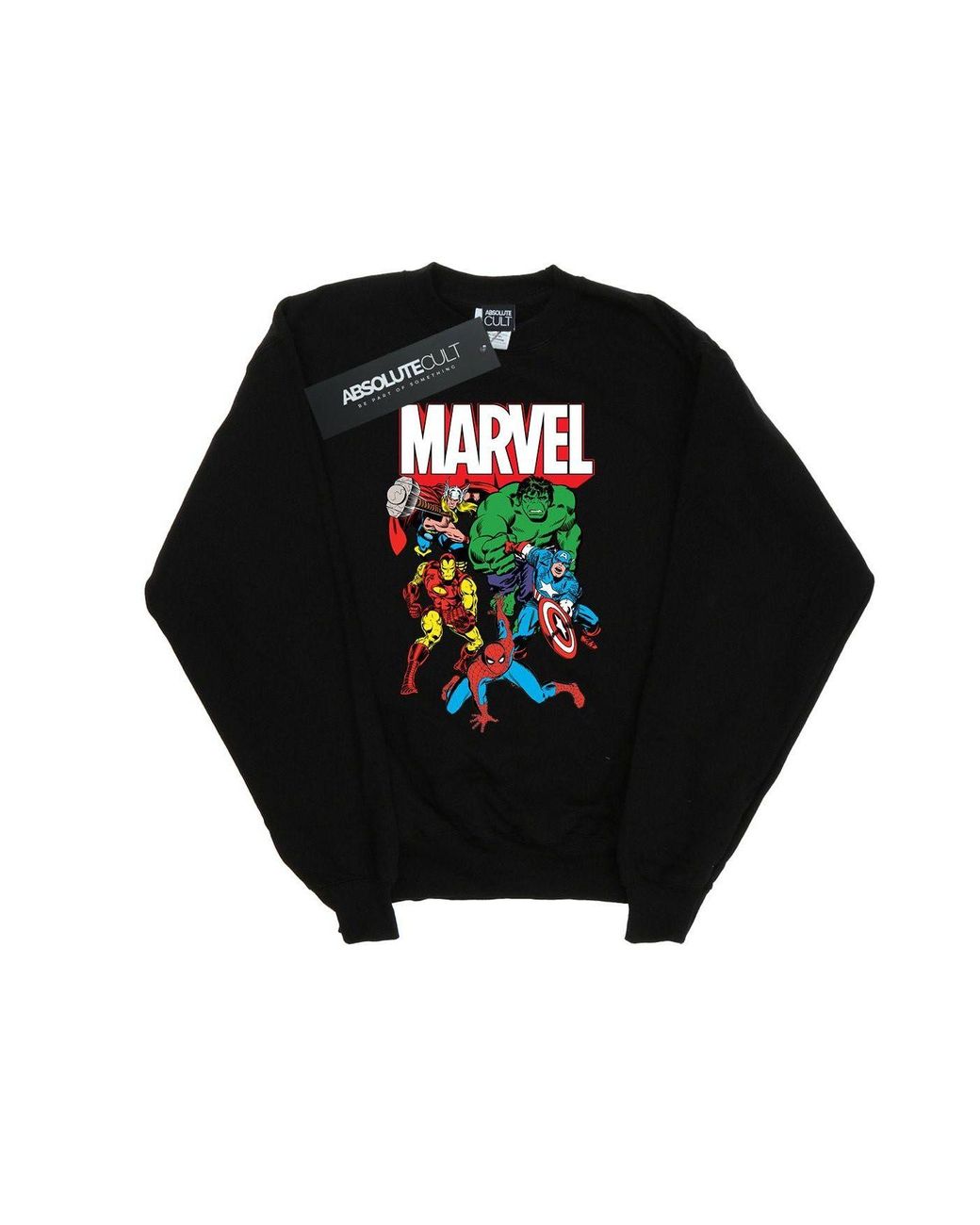 Marvel Black Hero Group Sweatshirt for men