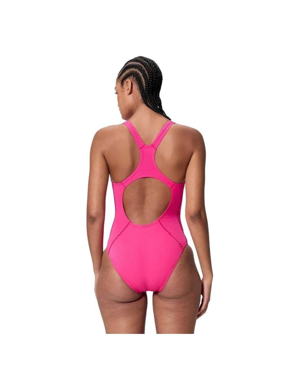 Speedo Pink Medalist One Piece Swimsuit