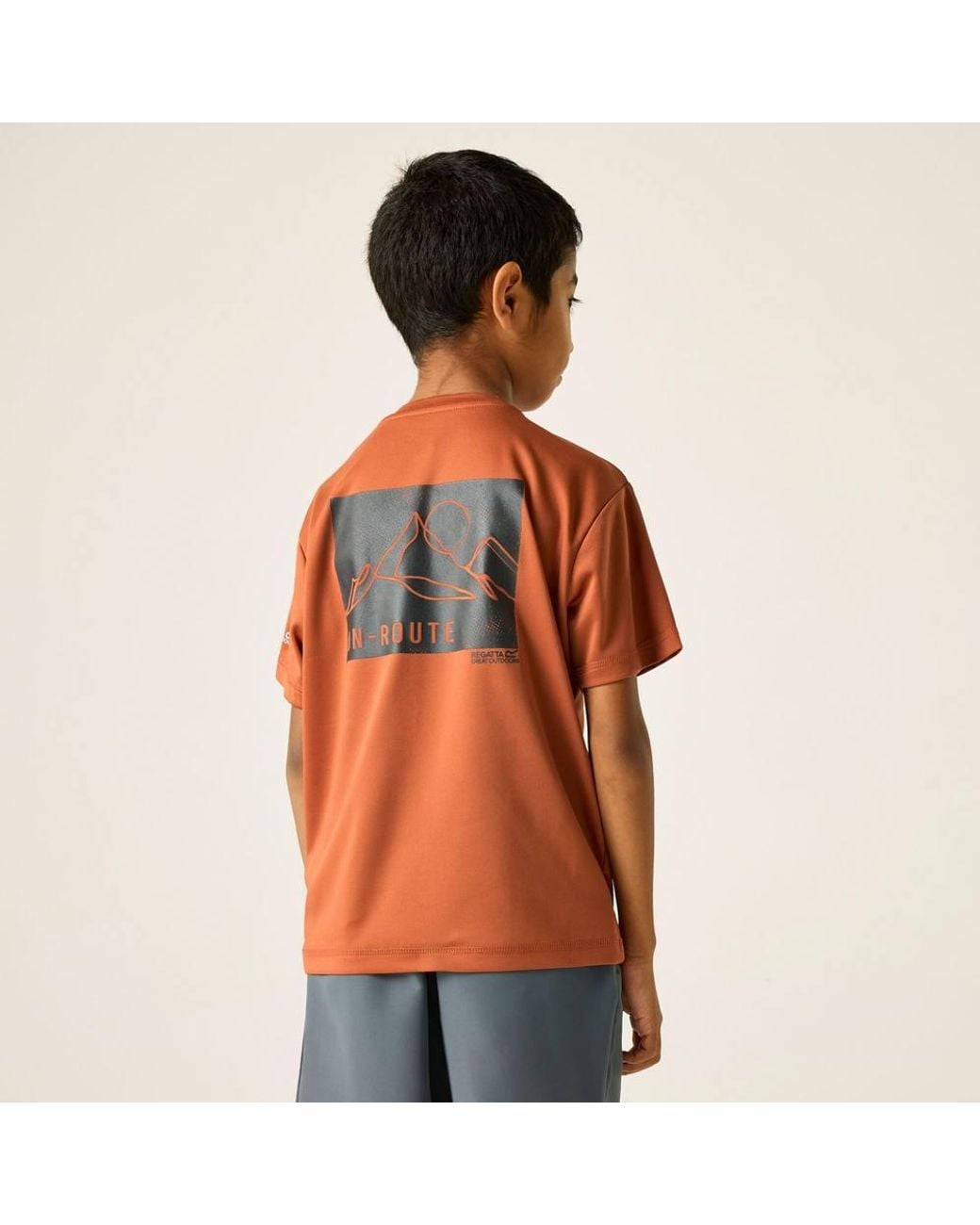 Regatta Orange Alvarado Short Sleeved Graphic T-Shirt