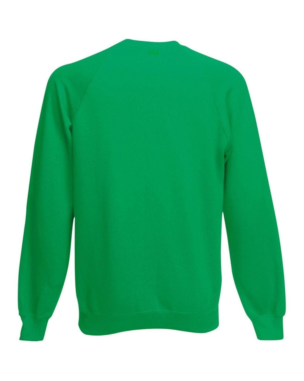 Fruit Of The Loom Green Raglan Sleeve Belcoro Sweatshirt for men