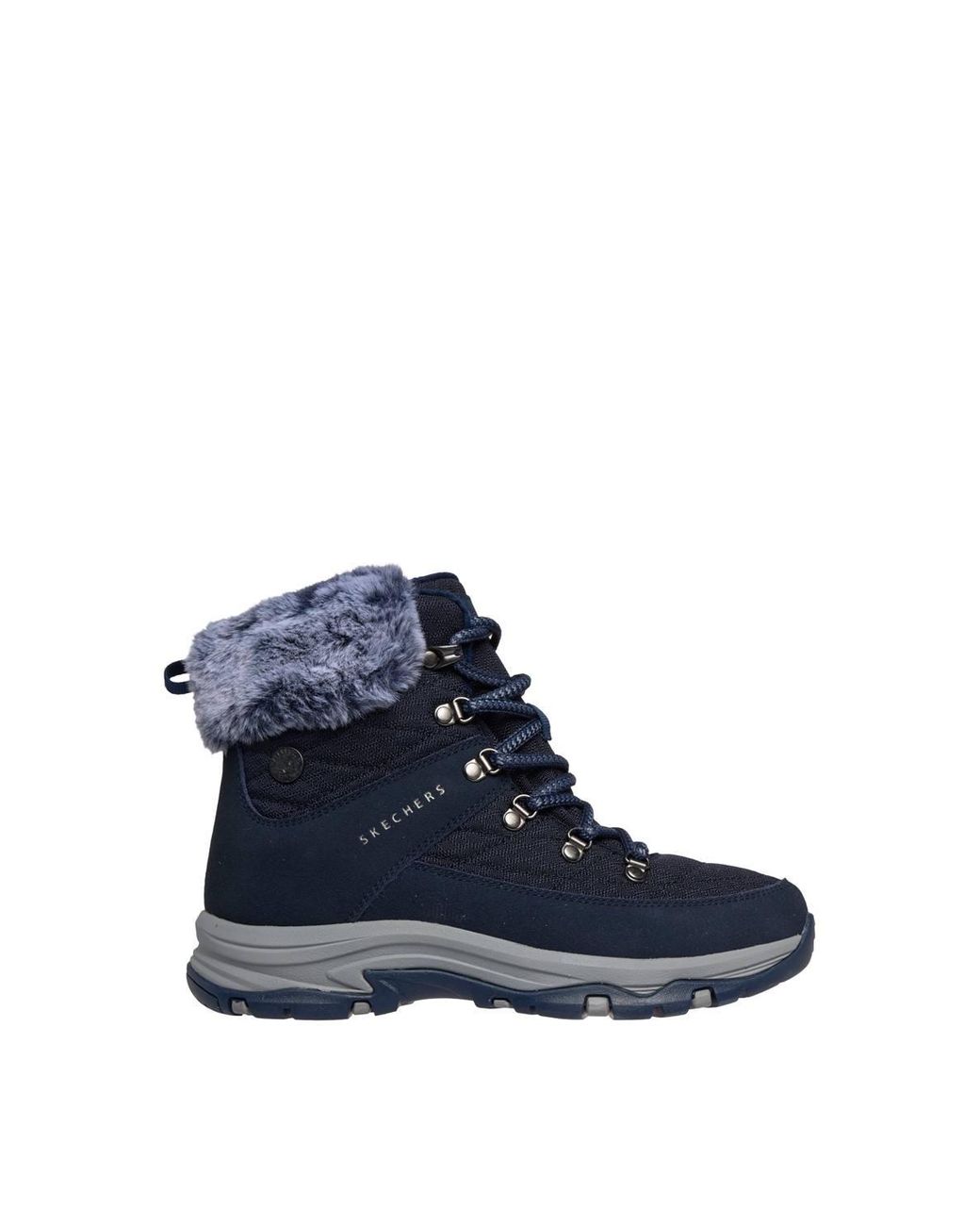Skechers Blue Trego Stormie Frost Ankle Boot