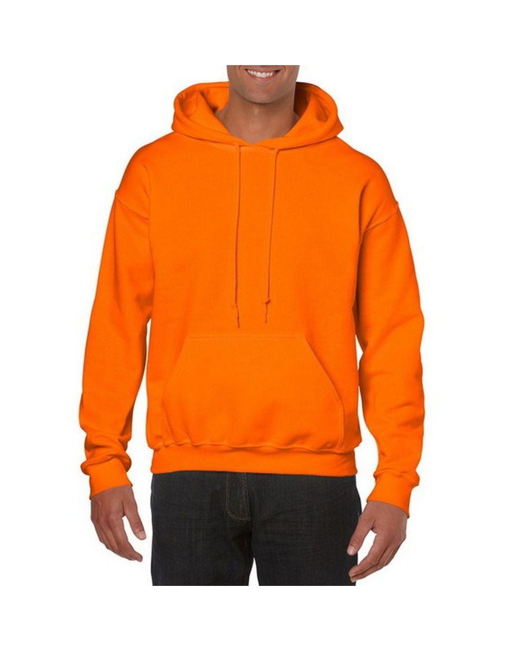 Gildan Orange Heavy Blend Adult Hooded Sweatshirt Hoodie