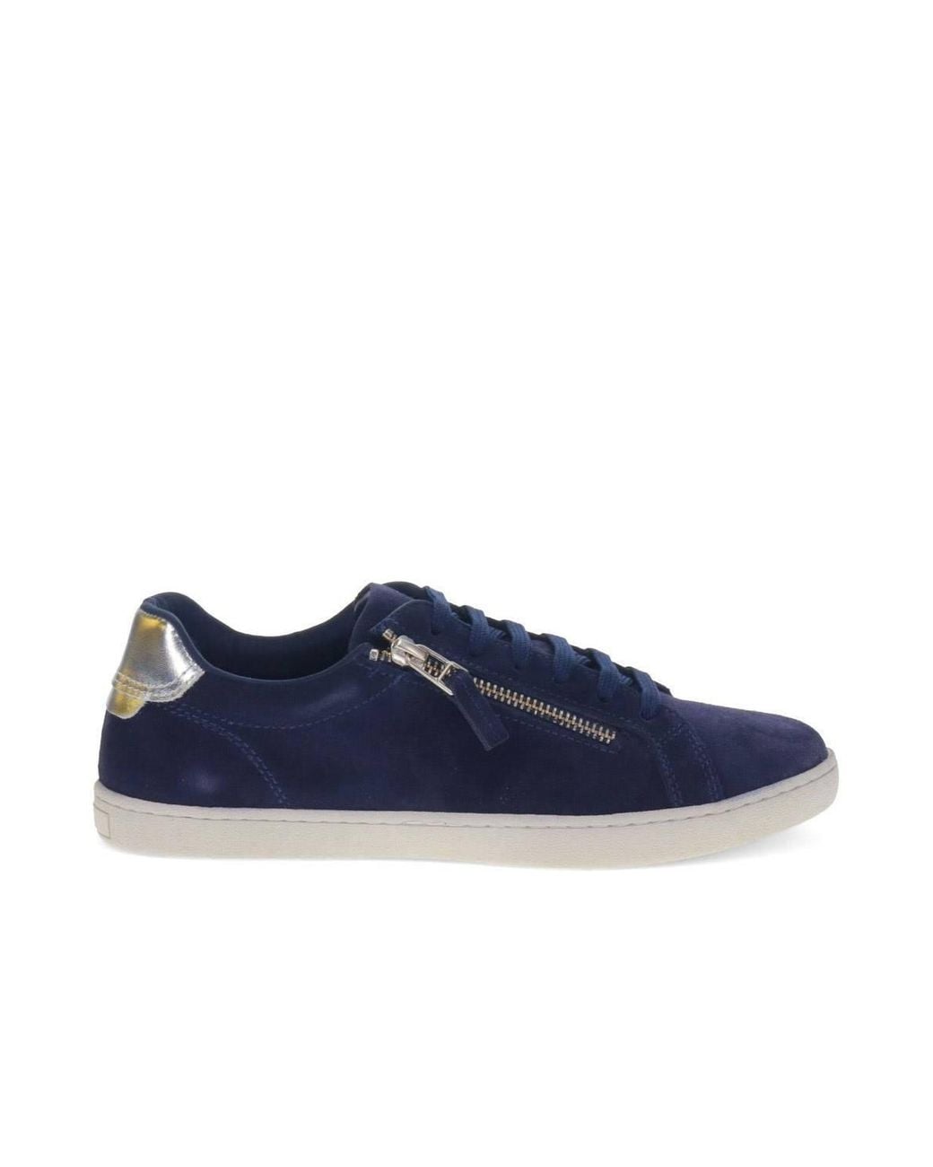 Jones Bootmaker Blue Bambi Leather Trainers