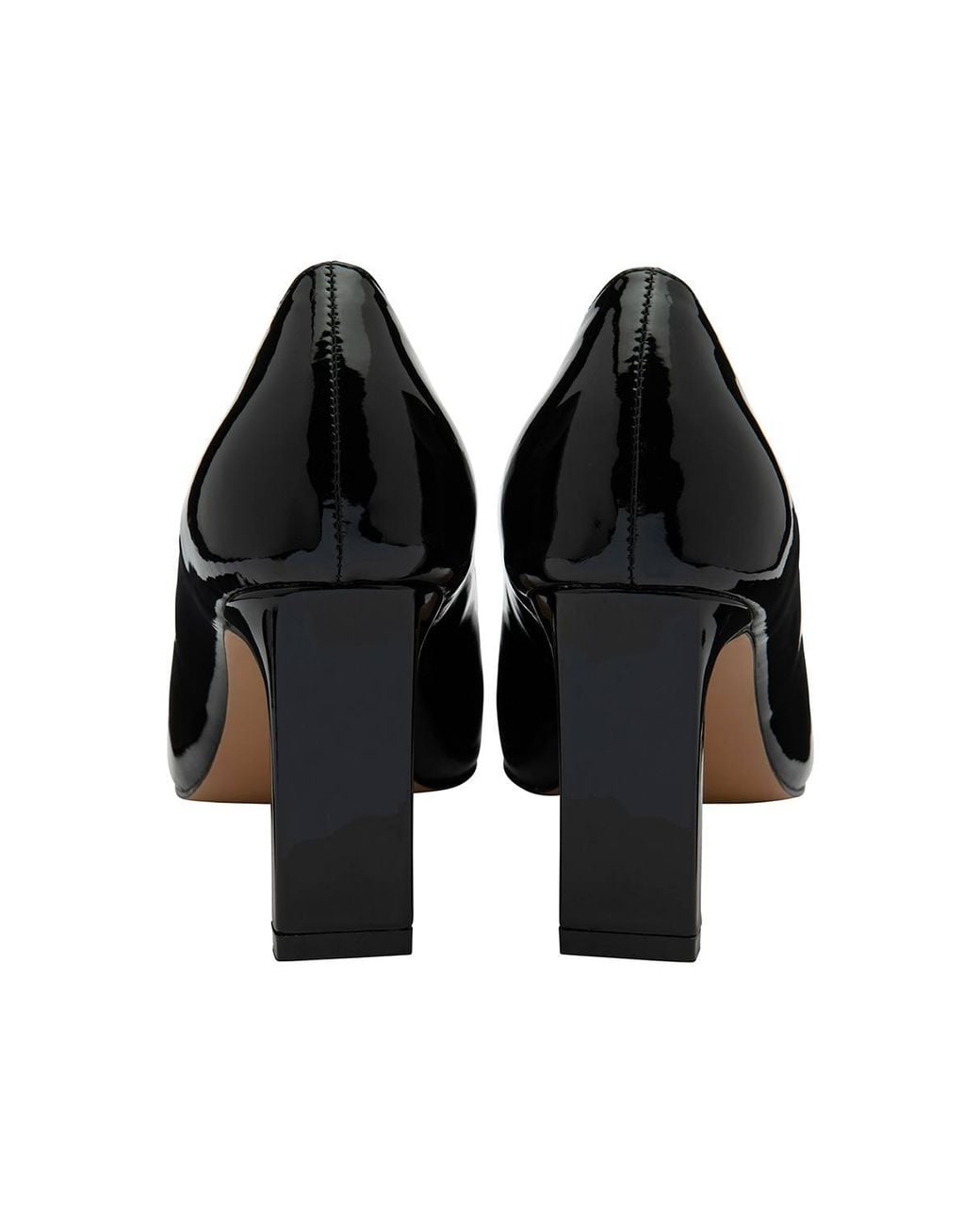 Lotus Black 'Davia' Pointed-Toe Court Shoes