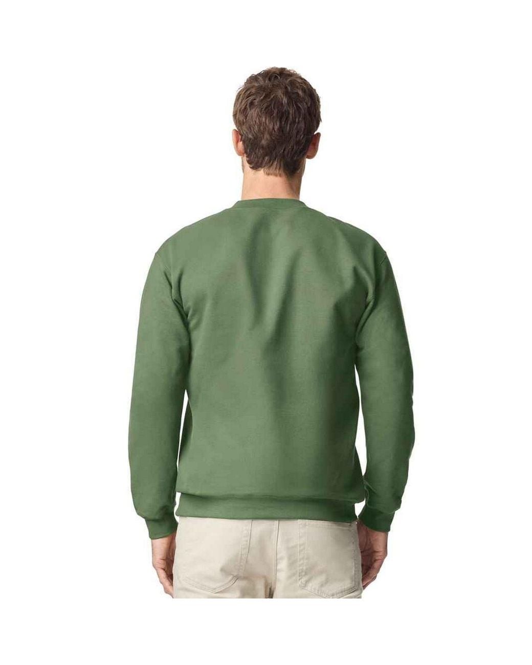 Gildan Green Softstyle Midweight Quarter Zip Sweatshirt for men