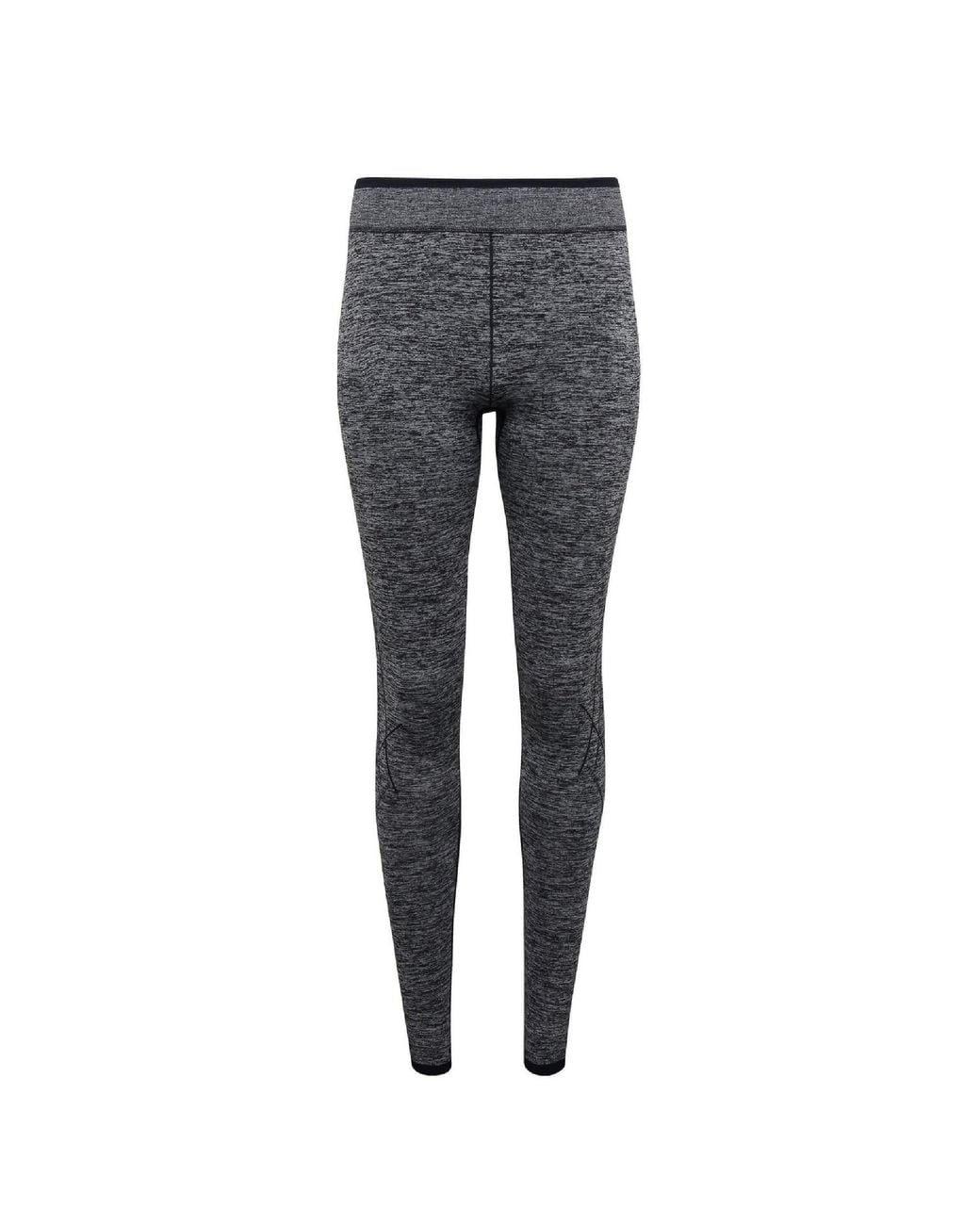 Tridri Gray Seamless 3D Fit Multi Sport Performance Leggings