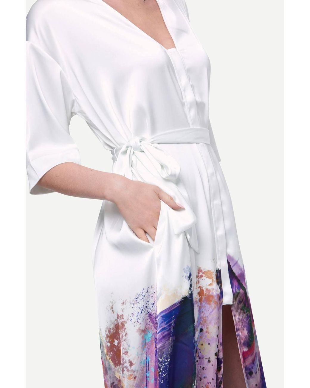 Zafur official Purple Santorini Dress