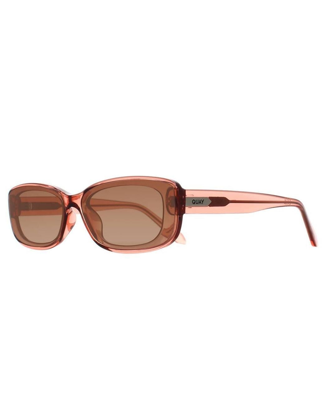 Quay Brown Rectangle Pale Rose Sepai Gradient Vibe Check
