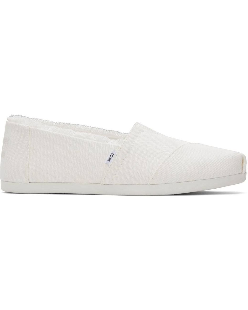 TOMS White Alpargata With Cloudbound' Slip On Shoes
