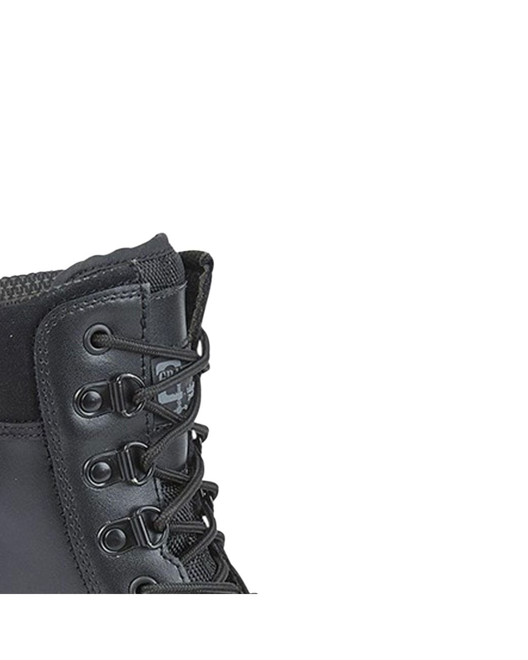 Grafters Gray Maverick Leather Combat Boots for men