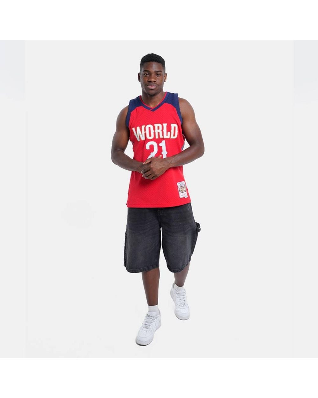 Mitchell & Ness Red Nba All Star Jersey 2017 Joel Embiid for men