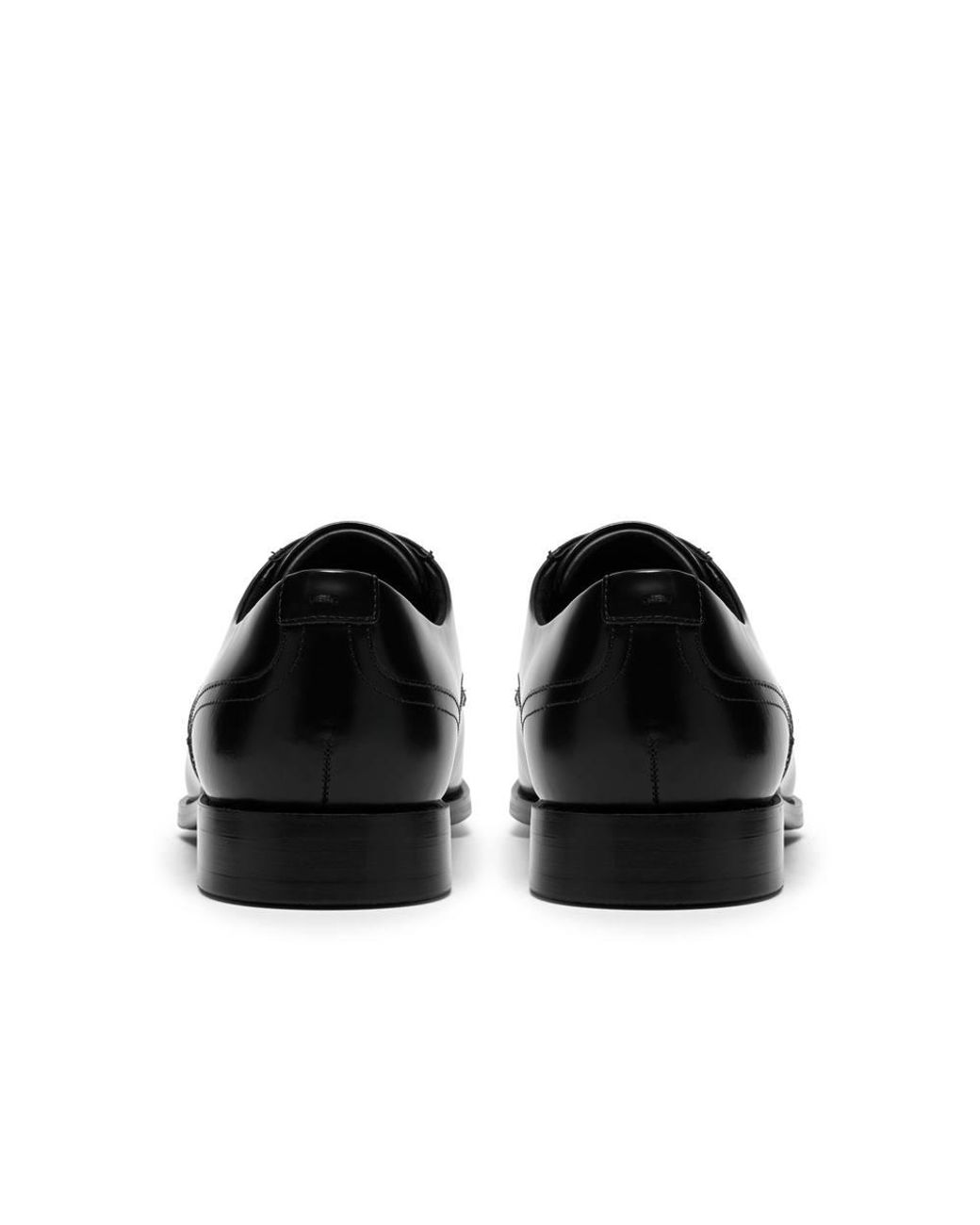 Clarks Black Bowburn Lace Hi Shine Leather Derby Shoes, Lace Up for men