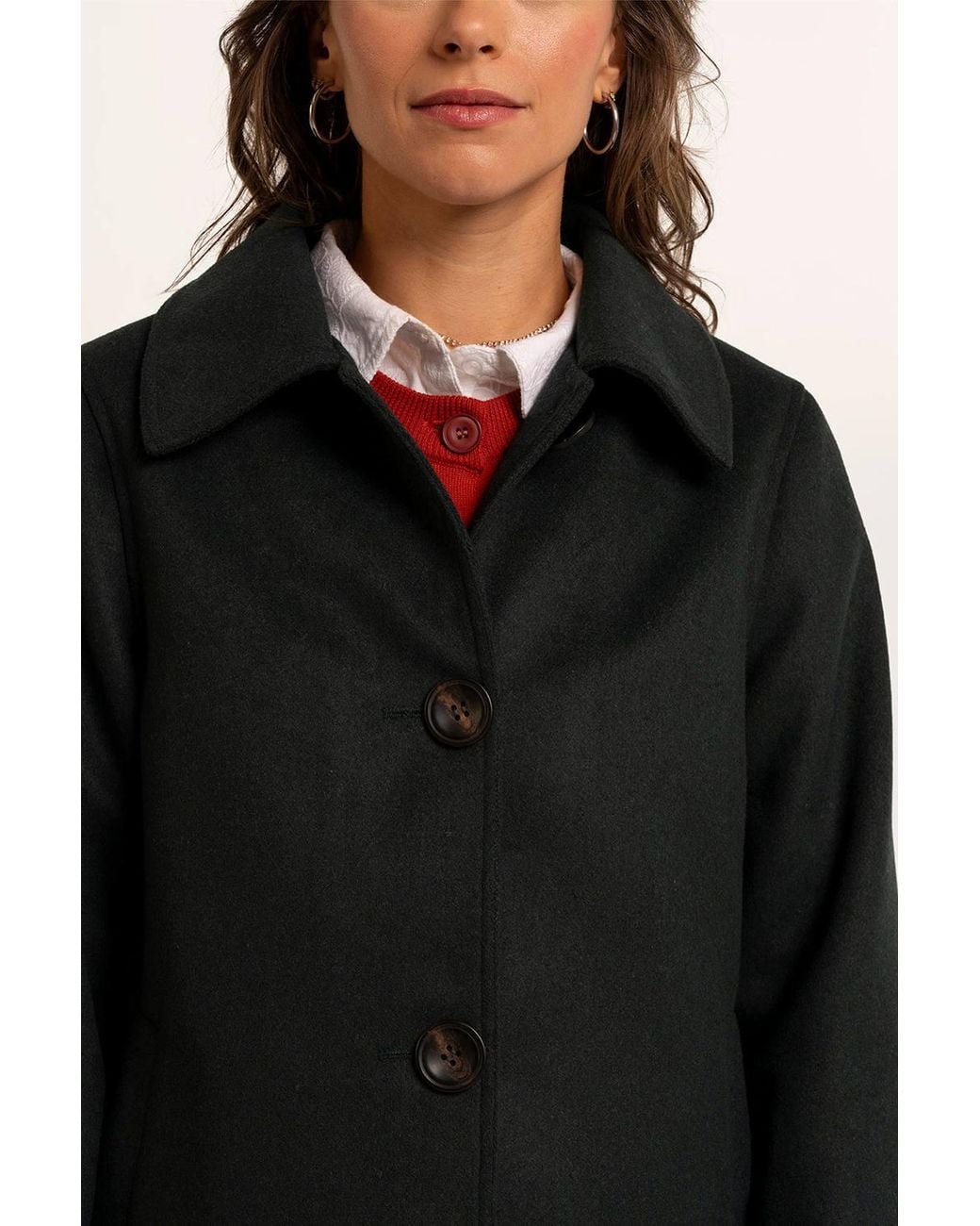 Brakeburn Black Hazel Collared Jacket