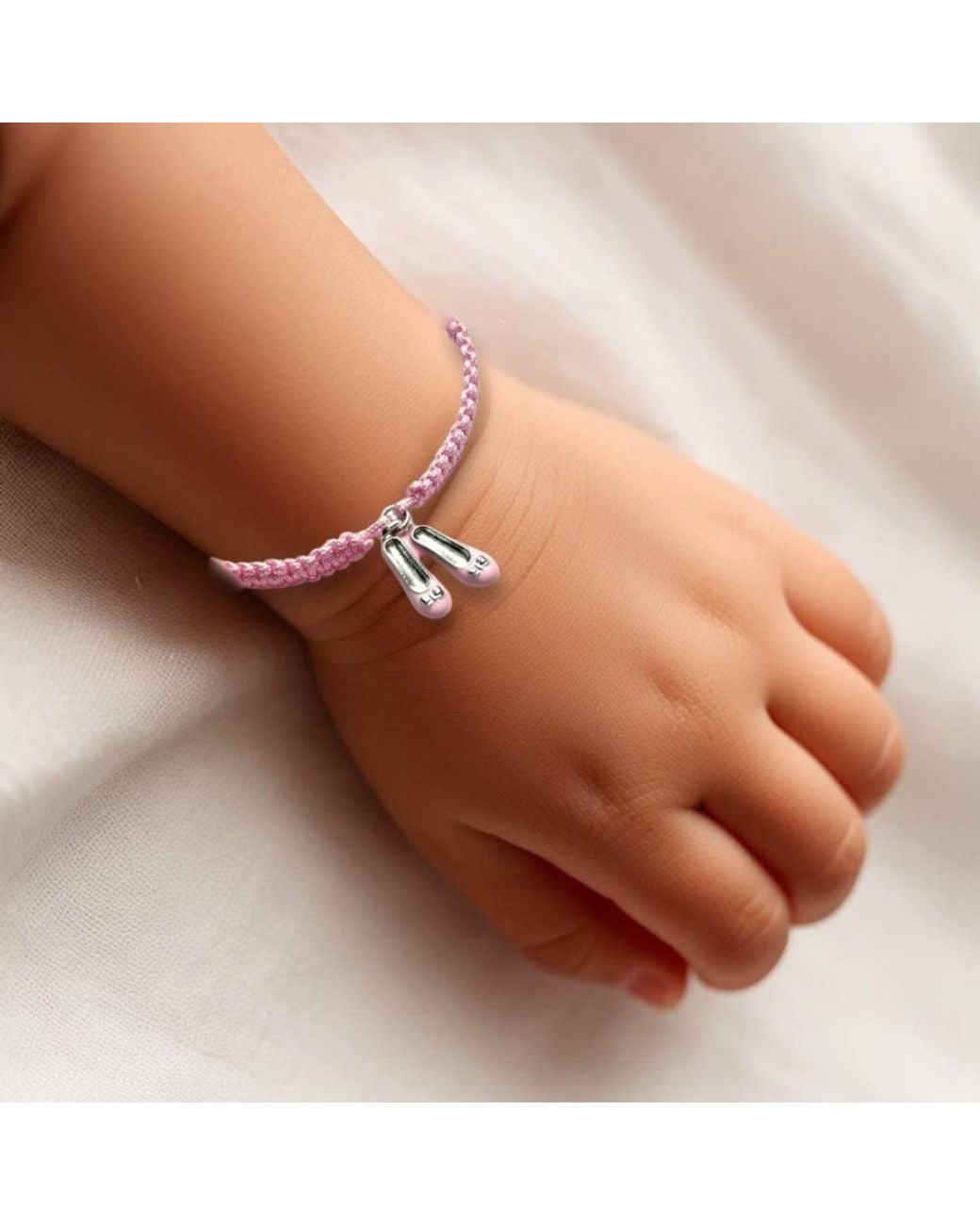 Aye Do Gifts Pink Ballet Shoes Friendship Bracelet & Gift Card