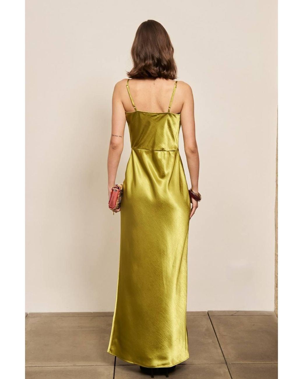 TFNC London Green Letty Maxi Dress