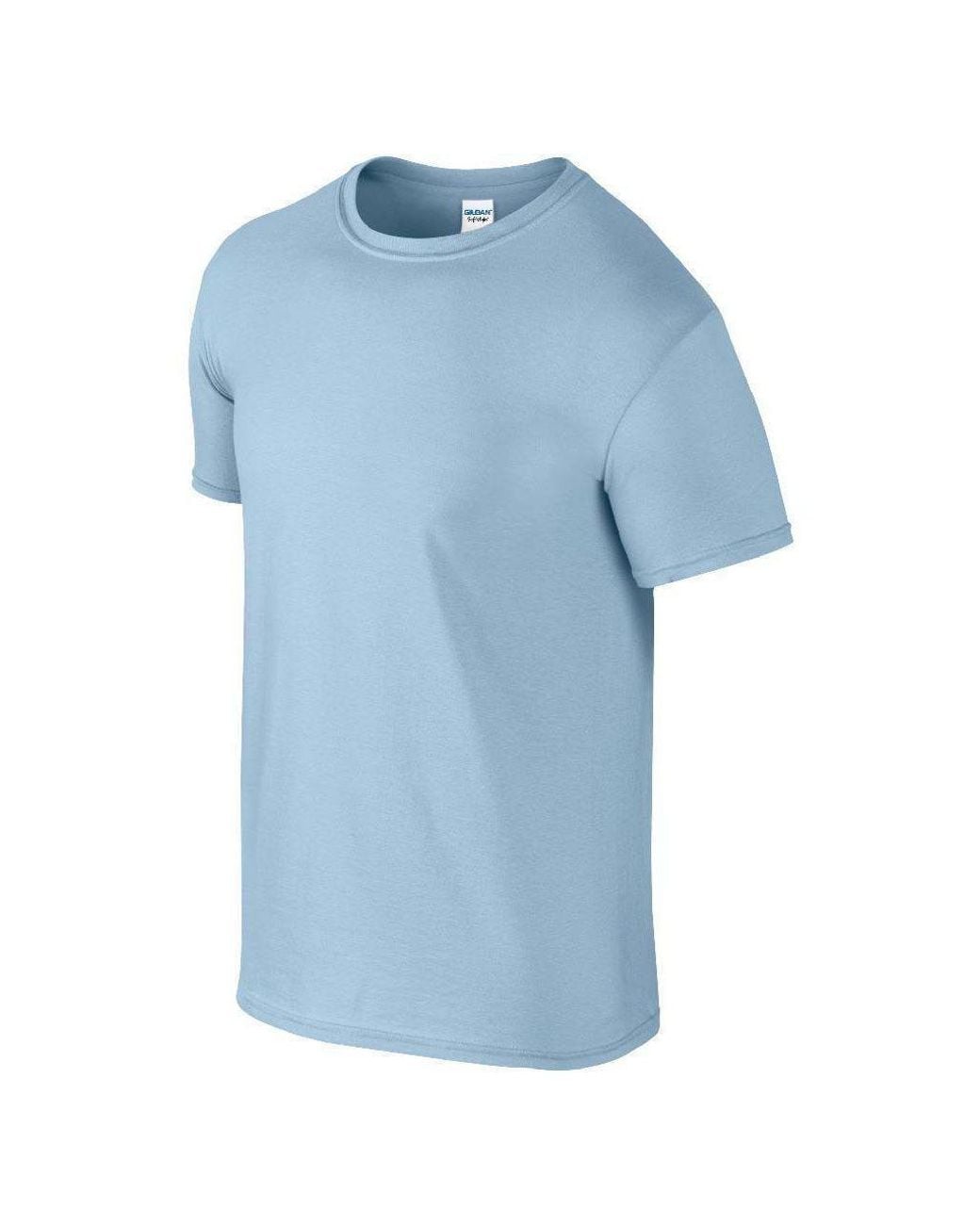 Gildan Blue Soft Style Ringspun T-Shirt for men