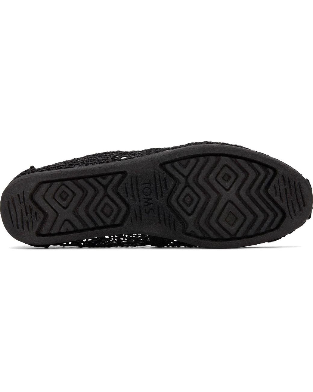 TOMS Black Alpargata' Slip On Shoes