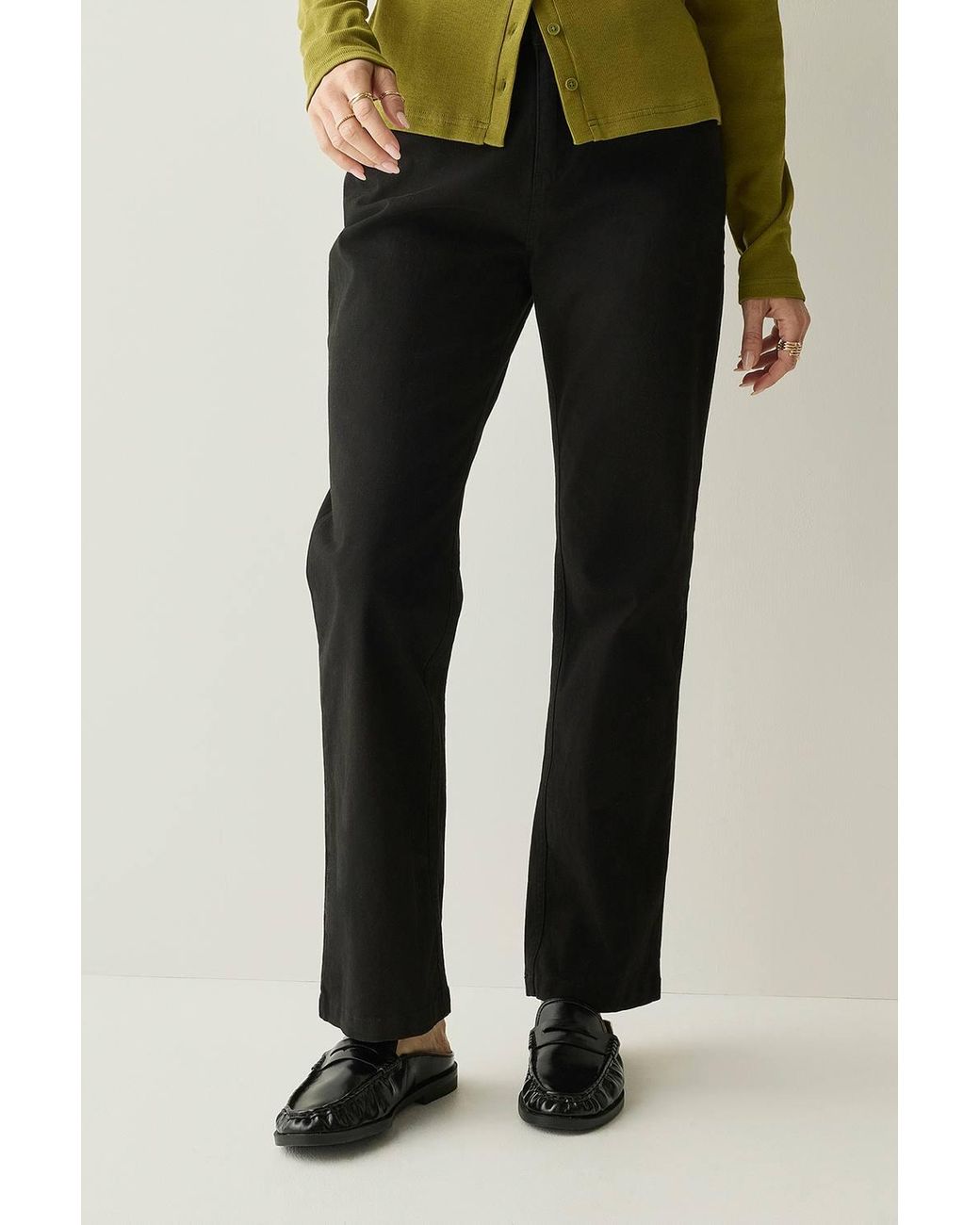 Regatta Black Malmo Straight-Leg Cord Trousers