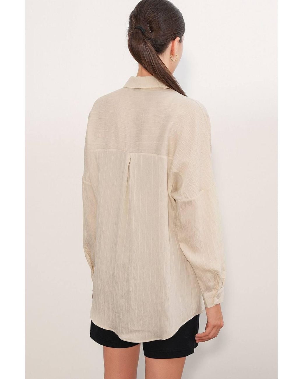 Bigdart Natural Viscose Nylon Shirt