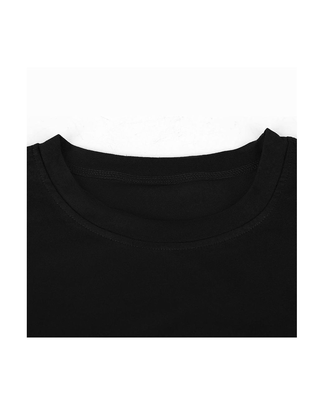 KDMD Black Sleeveless Crew Neck Summer Vest Top
