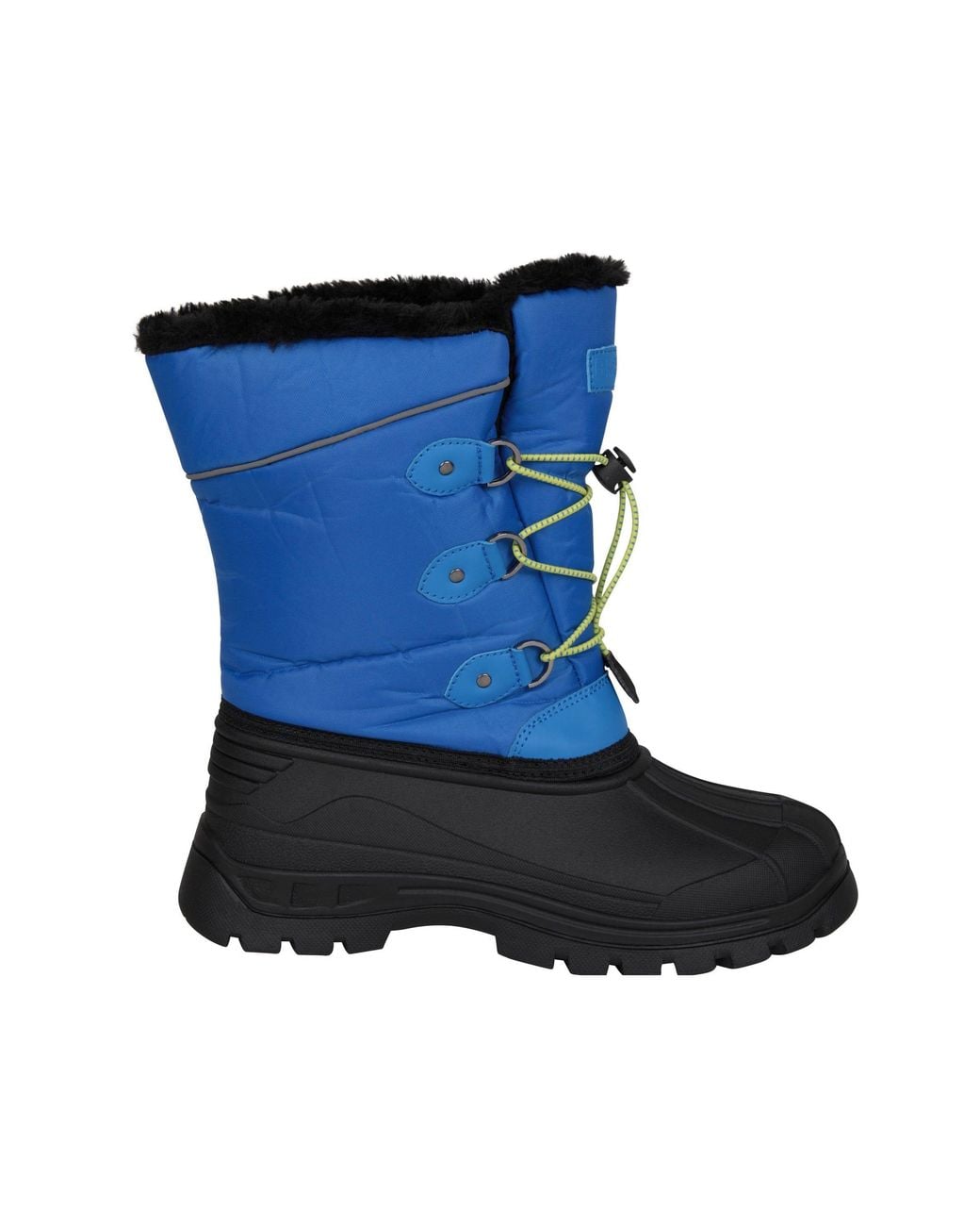 Mountain Warehouse Blue 'Whistler' Snowproof Winter Sherpa Lining Snow Boots