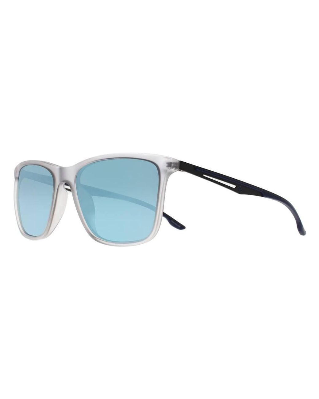 Quiksilver Blue Rectangle Matte Mirrored Qs4009 for men