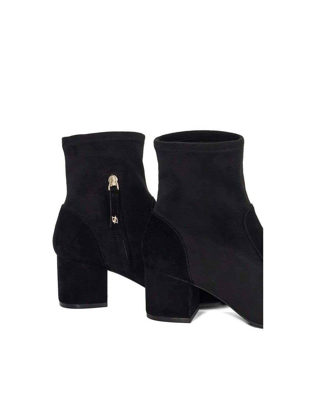 Dune Black 'Olianna' Suede Ankle Boots