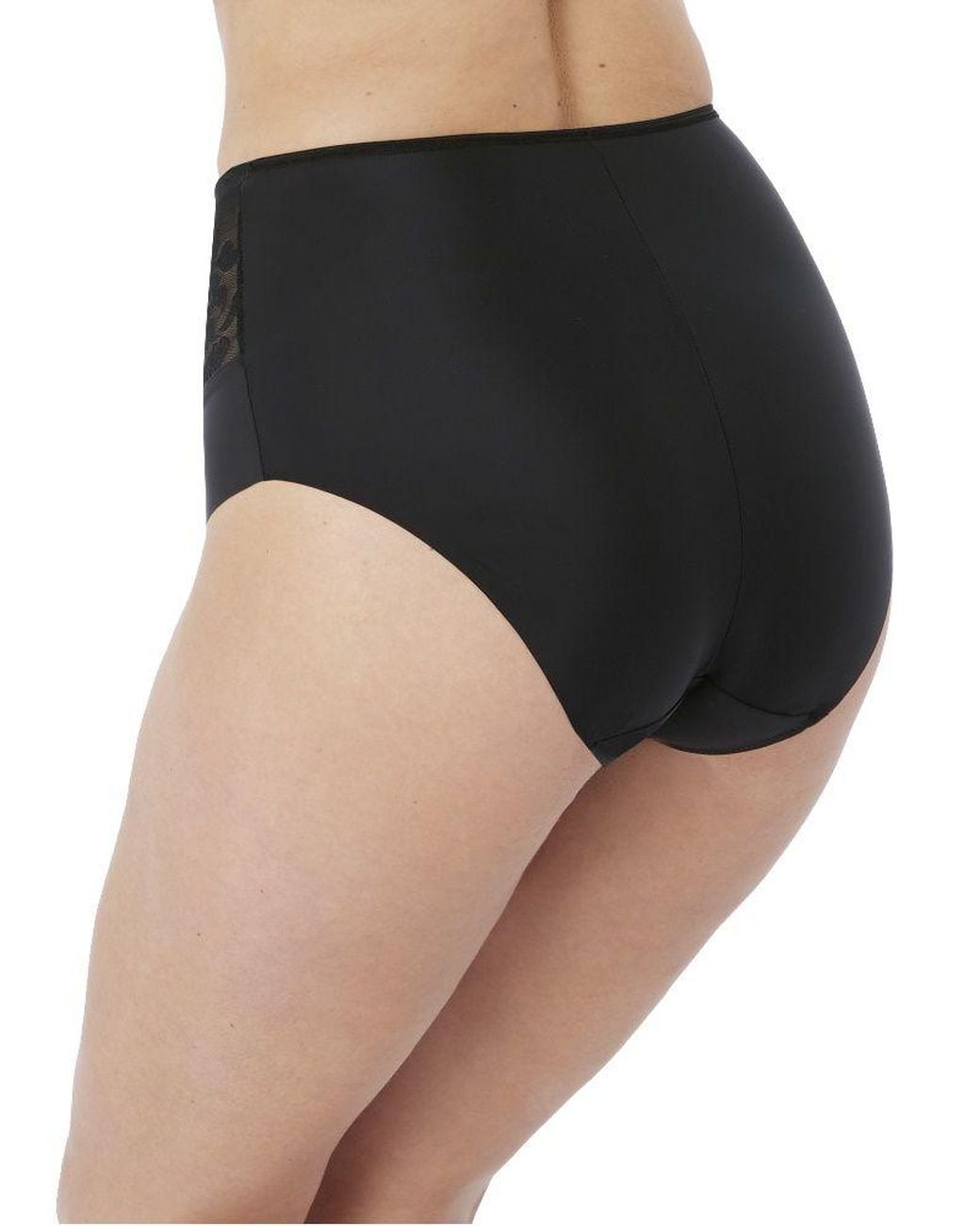 Fantasie Black Illusion Brief High Waist