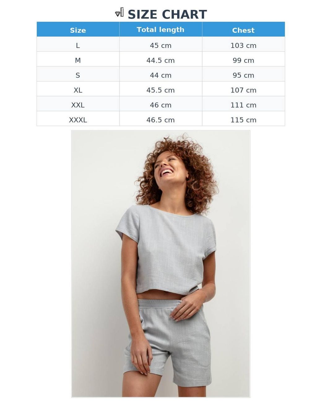 Love Lace Gray Linen Blend Short Sleeve Blouse