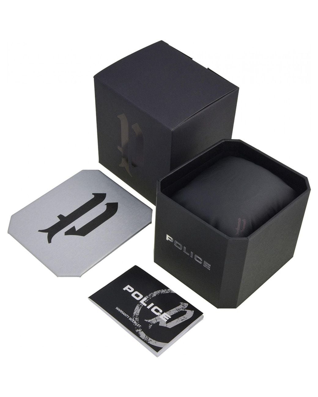 Police Black Pl.15714Jsb-02A 44Mm Quartz Watch for men
