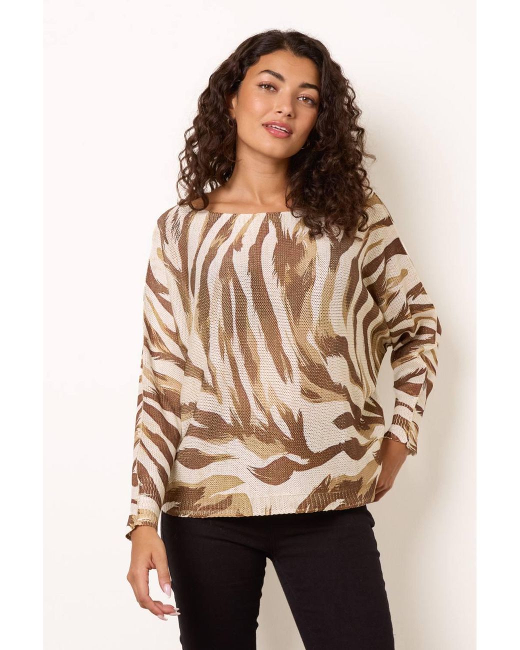 Blue Vanilla Natural Long Sleeve Round Neck Jumper