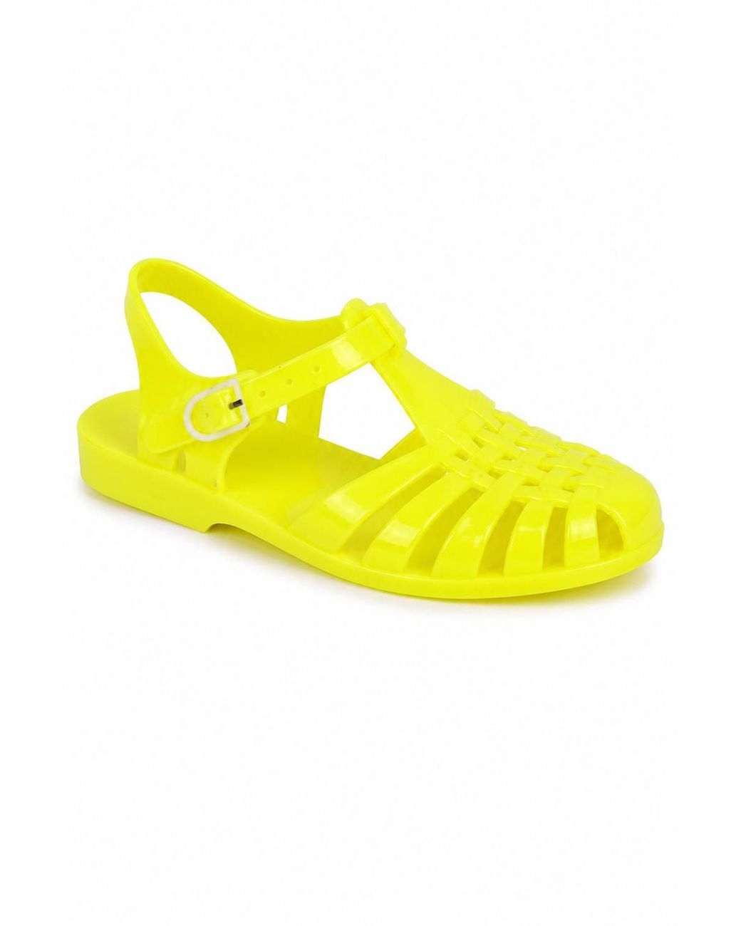Spot on Yellow Classic Fisherman Jelly Sandals