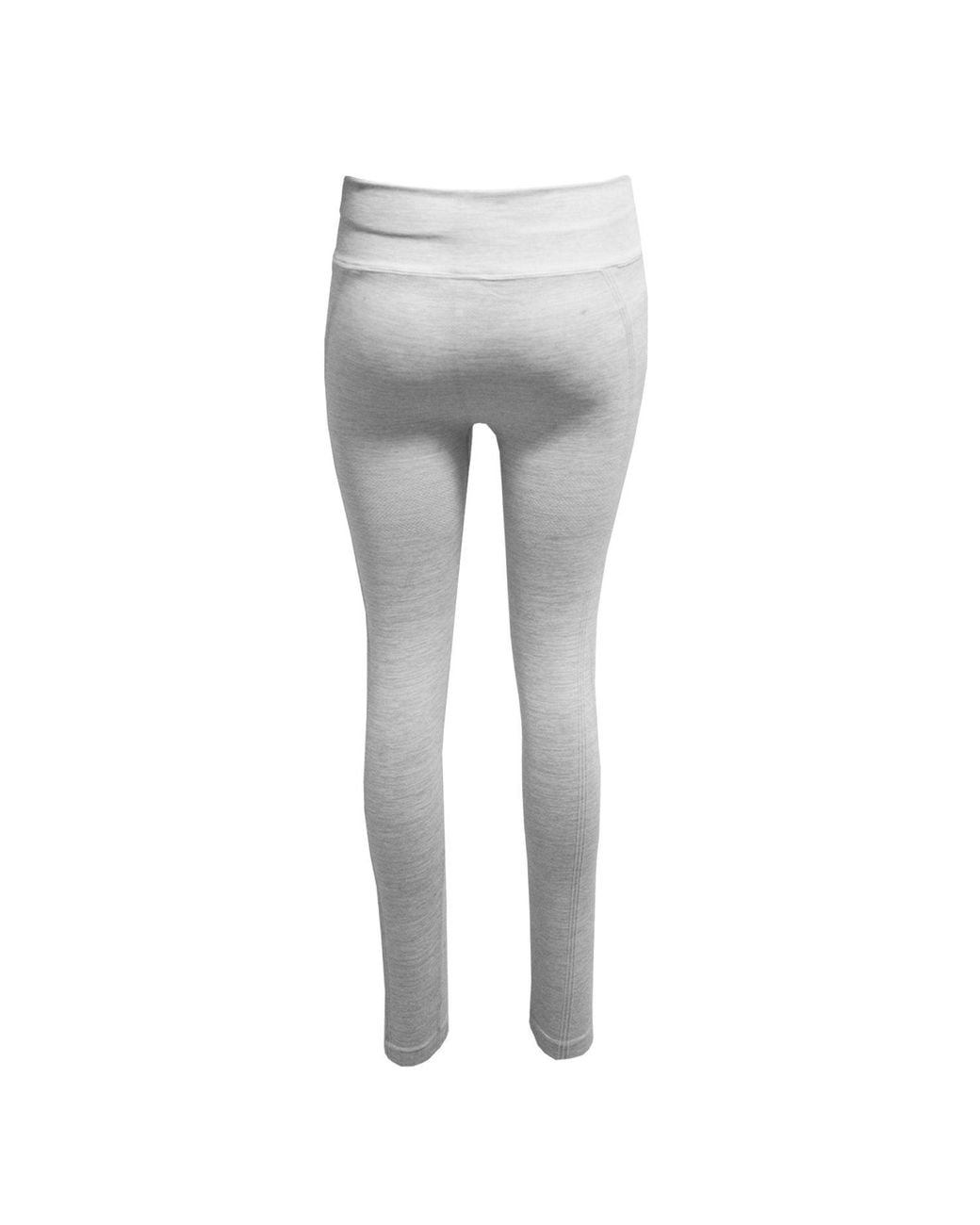 Tridri Gray Melange Sculpted Seamless 3D Leggings