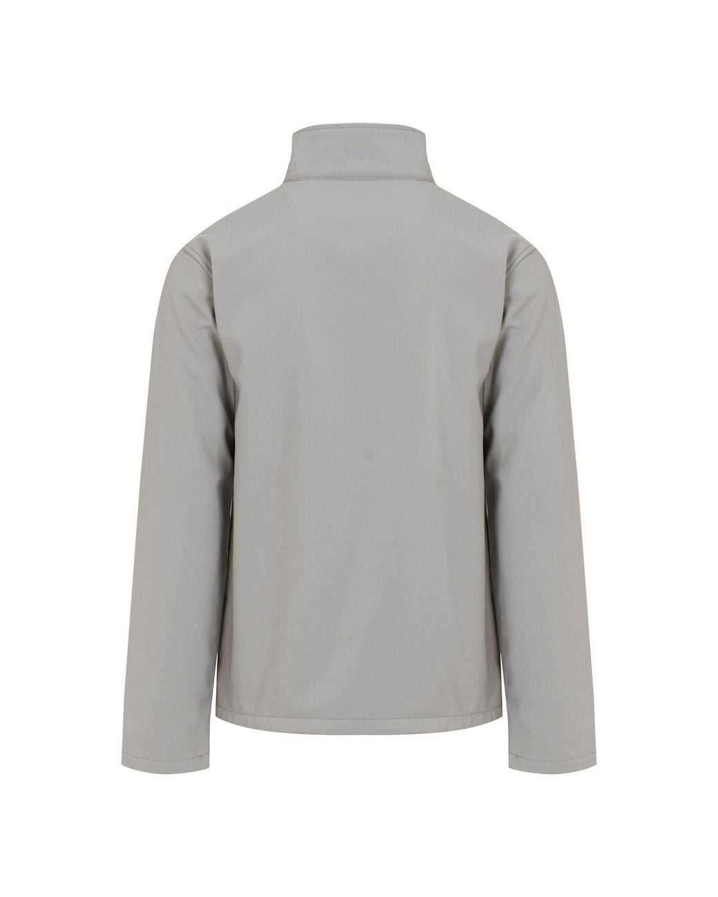Regatta Gray Plain Double Layered Soft Shell Jacket for men